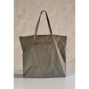 Bric’s Milano Tote Bag Shopper Travel Large Nylon Dark Green